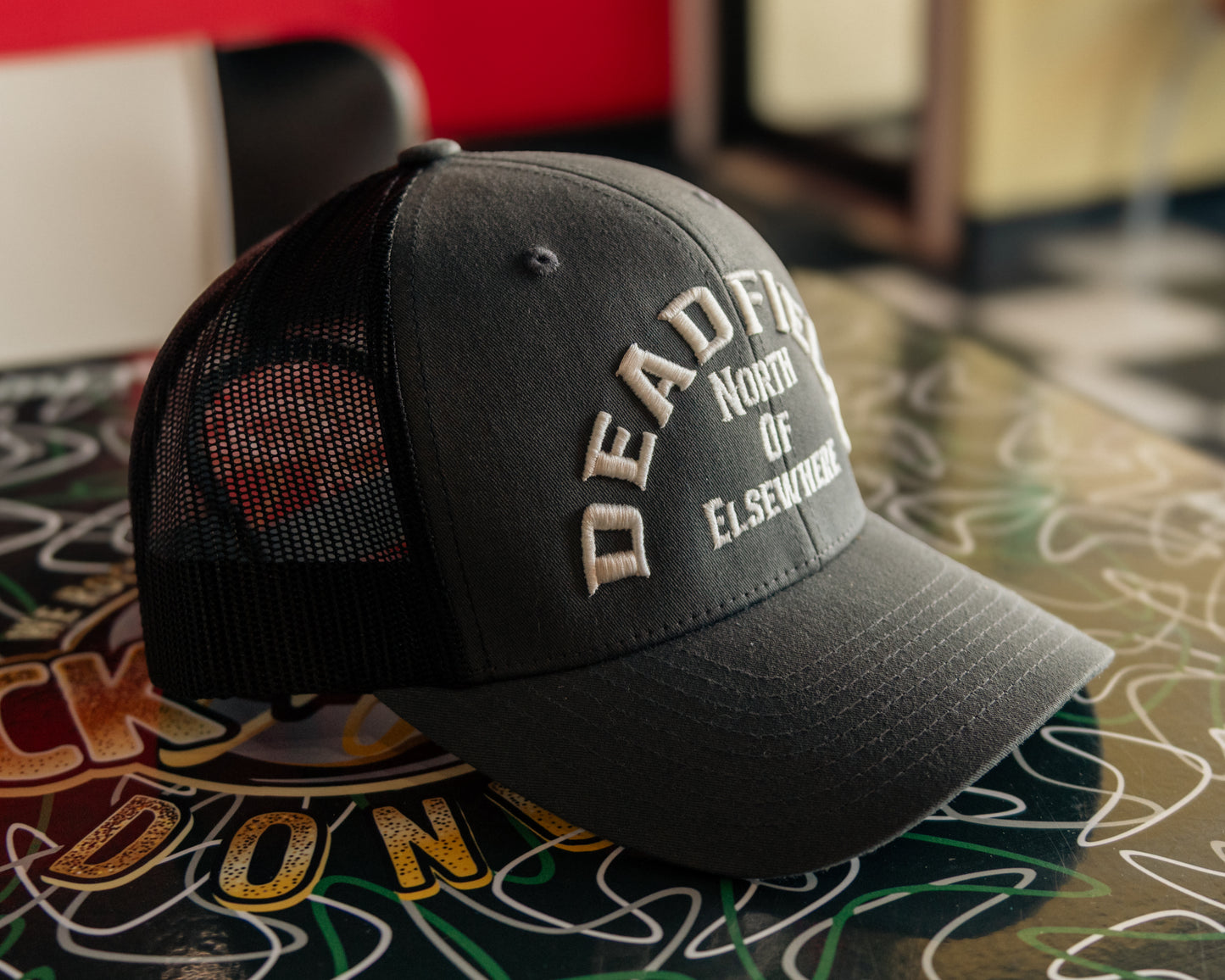North of Elsewhere Trucker – Charcoal / Black (Coming Soon)